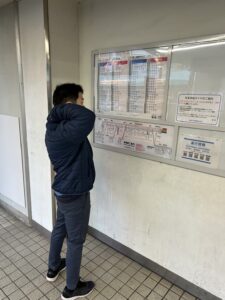 ☆駅を散策しました☆